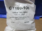 (100) Central Steel Fabricators CT160-100 Fiber Cable Tags 1" X 1.75" New In Bag. Price: $29.95.