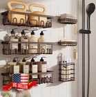 Veken Shower Caddy 6-PACK Adhesive Rustproof Bathroom Organizer Shelves New. Price: $44.99.