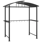 Grill Gazebo Pergola Bbq Shelter With Side Shelves Anthracite Steel Vidaxl New. Price: $306.99.