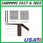 Muzata 80 Pack 1/8" Black Cable Railing Hardware Kit Swage Lag Screws Left And New. Price: $92.99.