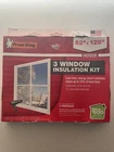 Frost King V73/3M Indoor 0.75 Mil X 62"W 126"L Window Film Insulation Kit New. Price: $20.00.