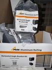 (6) Peak Aluminum Railing - Horizontal Angle Bracket Kit #36951 New. Price: $18.90.