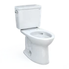 Toto Drake Two-piece Elongated 1.6 Gpf Universal Height Tornado Flush Toilet New. Price: $356.01.
