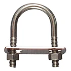 5/16" X 1-3/8" 2-1/2" Stainless Steel U-bolt W/ Plate & Nuts (# 512SS) New. Price: $8.32.