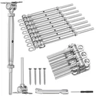 Blika 1/8 Cable Railing Hardware, 10 Pack Adjustable Angle Kit New. Price: $51.34.