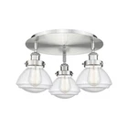 Innovations Lighting 916-3C-8-19 Olean Flush 19"W Nickel New. Price: $435.60.