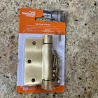 National Hardware N184-556 Brass Spring Hinge 3-1/2" New. Price: $14.00.