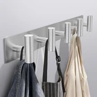 Bntuk Coat Rack Wall Mount - 5 Hat And Hooks, "t" Shape Silver New. Price: $27.46.
