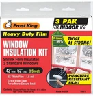 Thermwell V83-3 Pack Film Window Insulation Kit 42 X 62 IN.3 New. Price: $23.99.