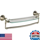 Delta 79710-SS Cassidy 18-IN Glass Shelf Towel Bar Stainless Steel New. Price: $103.89.