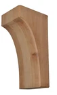 Ekena Millwork Clarksville Cherry Wood Corbel Bracket, 5 1/4"W X 6"D 12"H New. Price: $46.95.