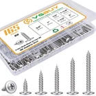Vgbuy 165PCS #8 Modified Truss Head Wood Screws Assortment Kit, Stainless Ste... New. Price: $17.24.