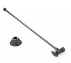 Signature Hardware Bathroom Supply Kit With 5/8" X 3/8" Od, Gunmetal Open. Price: $69.95.