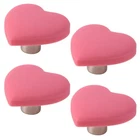 Tulead Heart Shape Cabinet Knobs Soft Rubber Cute Drawer Pull... New. Price: $15.64.