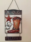 3D Rustic Western Welcome Metal Wall Art Decor Cowboy Boot Horseshoe Star New. Price: $29.99.