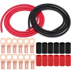 Taukealugs Awg Gauge Wire UL1015 Battery 6, Red&black + 3/8" 5/16" New. Price: $58.49.