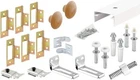 Prime-line 161797 Bi-fold Closet Kit, 72 In. Length, Steel Track, White Open. Price: $31.99.