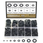 620 Pieces Nylon Flat Washers, M2, M2.5, M3, M4, M5, M6, M8, M10, Black New. Price: $12.66.
