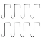 8 Pcs Vinyl Fence Hooks, 3.1 X Inch Powder Coated Hangers, Black New. Price: $39.79.