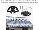 50 Pack Snow Guards For Metal Roofs Standing Seam Ice Stops New. Price: $69.00.