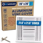 Aclaminaire 20X20 Aluminum 4-WAY Vent Cover Wall Ceiling Register Hvac Duct New. Price: $172.81.