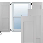 Ekena Millwork 12W 51H Americraft Two Equal Flat Panel Exterior Real Wood. Price: $363.23.