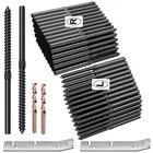 Blika 100 Pack T316 Stainless Steel Black Right&left Handed Thread Swage Lag ... New. Price: $109.67.