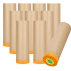 Tape & Drape 20" X 50' Paint Masking Paper - 10 Rolls For Auto Body Wall New. Price: $77.83.