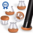 Yozon Chair Leg Floor Protectors For Hardwood Round Medium, CLEAR-32PCS New. Price: $43.99.