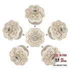 Piutouyar 6PCS Ceramic Cabinet Knobs,gold White Roll Hand Painted Cupboard New. Price: $20.87.