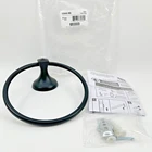Delta Esato (1-PACK) Hand Towel Holder Matte Black Racks For Bathroom Wall New. Price: $13.99.
