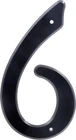 Hillman House Number 6 Black Nail-on Plastic 4-INCH (pack Of 1), New. Price: $7.99.