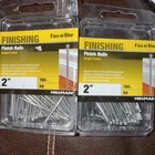 Nails, Polished Nickel Finish, 2 In. X 6D, 160-PK. 461688 Packs New. Price: $8.00.