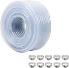 High Pressure Braided Clear Flexible Pvc Tubing 1/2" - 98 Ft, New. Price: $93.91.
