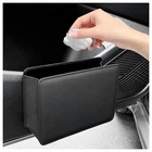 Leather Car Trash Can With Hooks Waterproof Mini Garbage Bin Organizer Black New. Price: $18.25.