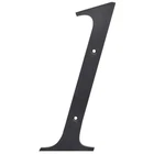 Hillman 844811 Plastic Black Reflective Nail-on #1 Number 6 In. (pack Of 3) New. Price: $10.10.