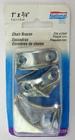 Chair Braces 1" X 3/4" Leg N229-112 National Steel Zinc Plated V120, Pcs Open. Price: $5.49.