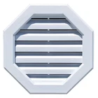16 In. X 17.50 Polypropylene White Octagonal Gable Vent. Price: $39.45.
