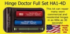 Hinge Doctor Full Set HA1234D, Case & Updated Instructions. New Notched Style!. Price: $304.99.