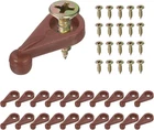 Uxcell 20SET Glass Retainer Clips Kit, 1 Inch Plastic Cabinet With New. Price: $11.65.