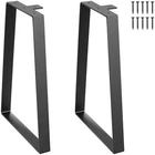 Vevor 16 Inch Trapezoid Solid Steel Furniture Legs Set Of 2 For Diy Tables New. Price: $24.99.