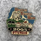 2005 Sturgis Devils Tower Run Lapel Pin South Dakota Bison Jacket Vest Cap Biker Used. Price: $7.99.