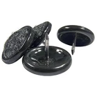 Furniture Glides, Nail-on, Gray Carpet Base, 1-IN., 4-PK. F31918TV New. Price: $11.35.