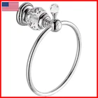 Kabter Crystal Series Brass Bathroom Hand Towel Ring Polished Chrome New. Price: $47.73.