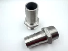 2 Pack 304 Stainless Steel Hose Barb Fitting 1" Npt Pipe - New. Price: $27.98.