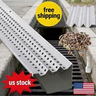 Aluminum Gutter Guard Mesh Kit 5-INCH Wide, 200FT Total Length, 0.275" Holes New. Price: $162.08.