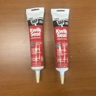 2 Pack - Dap Kwik Seal Almond Kitchen, Bath & Plumbing Adhesive Caulk 5.5 Oz New. Price: $7.99.