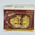 Brainerd Brass Plated Corners 4 Pack W/ Nails Edges For Trunk Chest Table New. Price: $24.95.