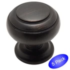 *5 Pack* Cosmas Oil Rubbed Bronze Cabinet Knobs #7498ORB New. Price: $12.60.