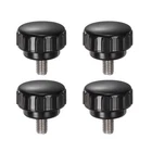 Uxcell 4PCS Knurled Clamping Knobs M6 10MM Metric 25MM, Black. Price: $12.50.